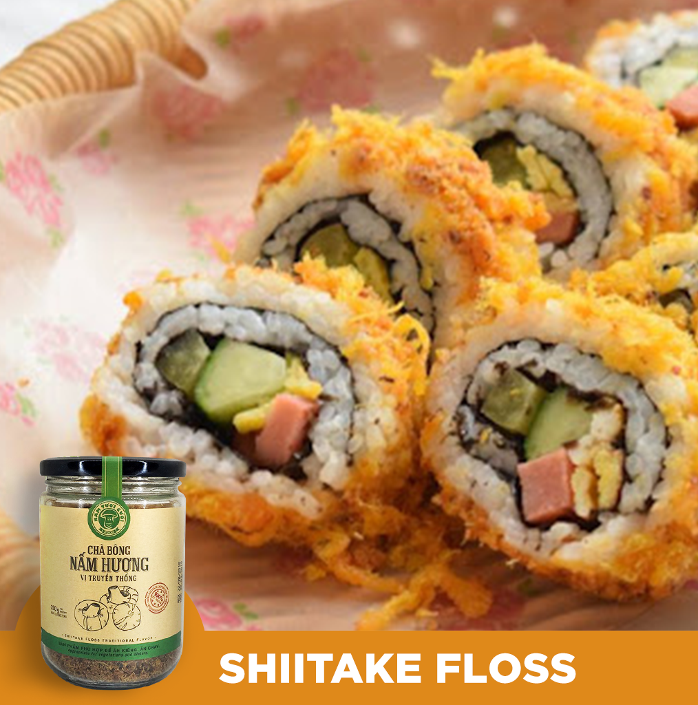 5. Shiitake Floss Sushi