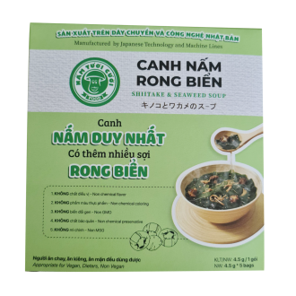 Shiitake & Seaweed Soup appropriates for Vegan, Dieters